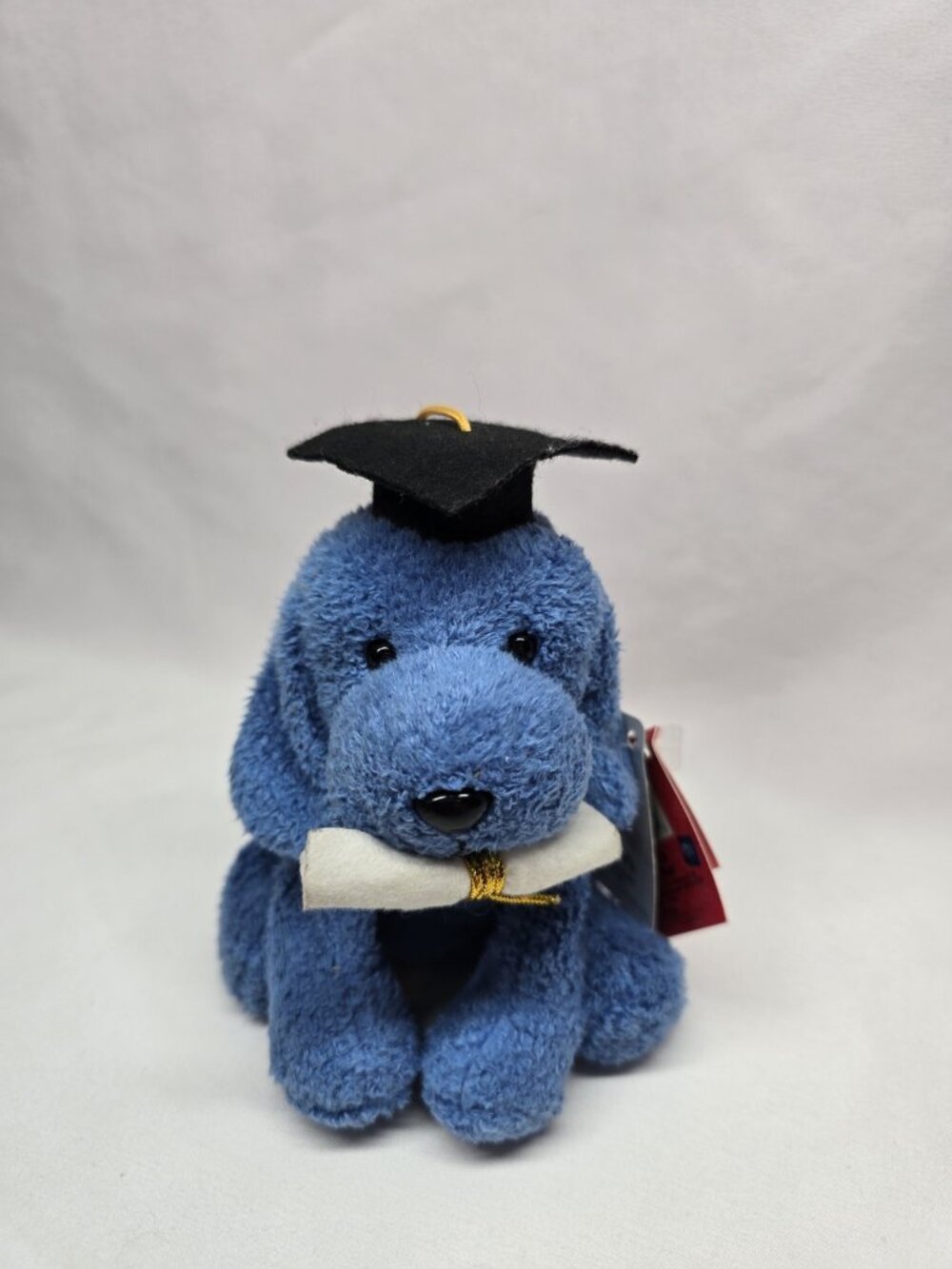 Russ Berrie Luv Pets Diploma Dogs Plush Blue Dog Graduation Stuffed Animal 5"